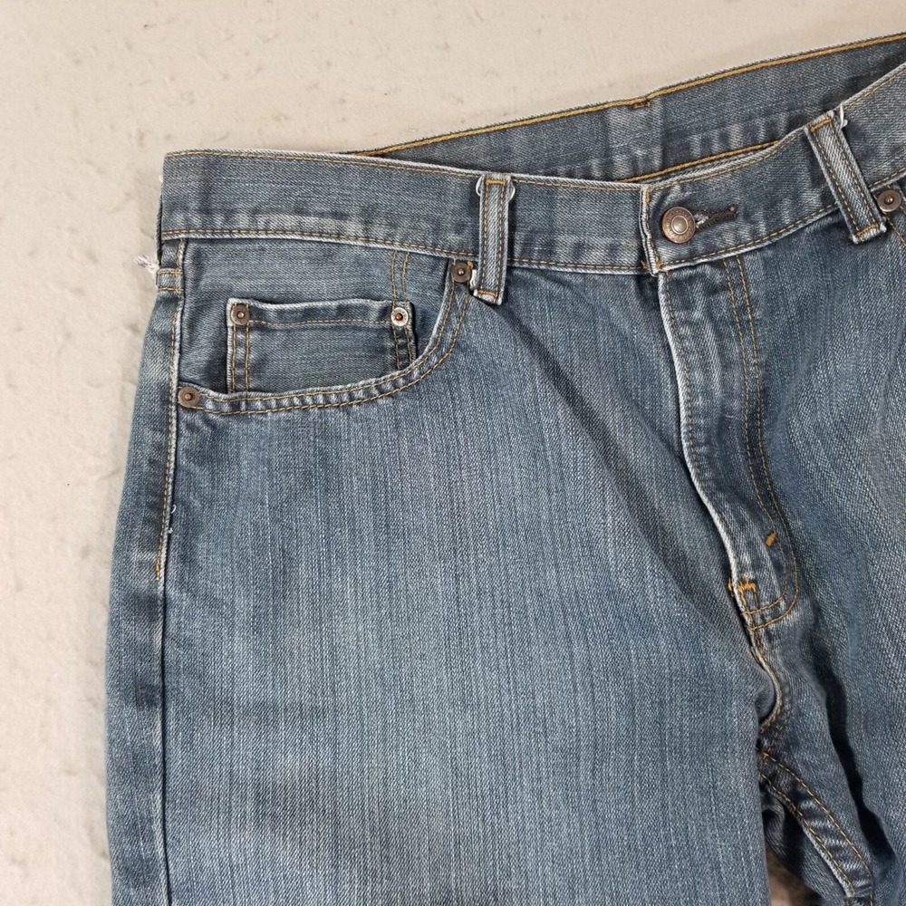 Levi's 559 jeans men's 36x30 relaxed fit straight blue denim pants retro - Picture 3 of 12